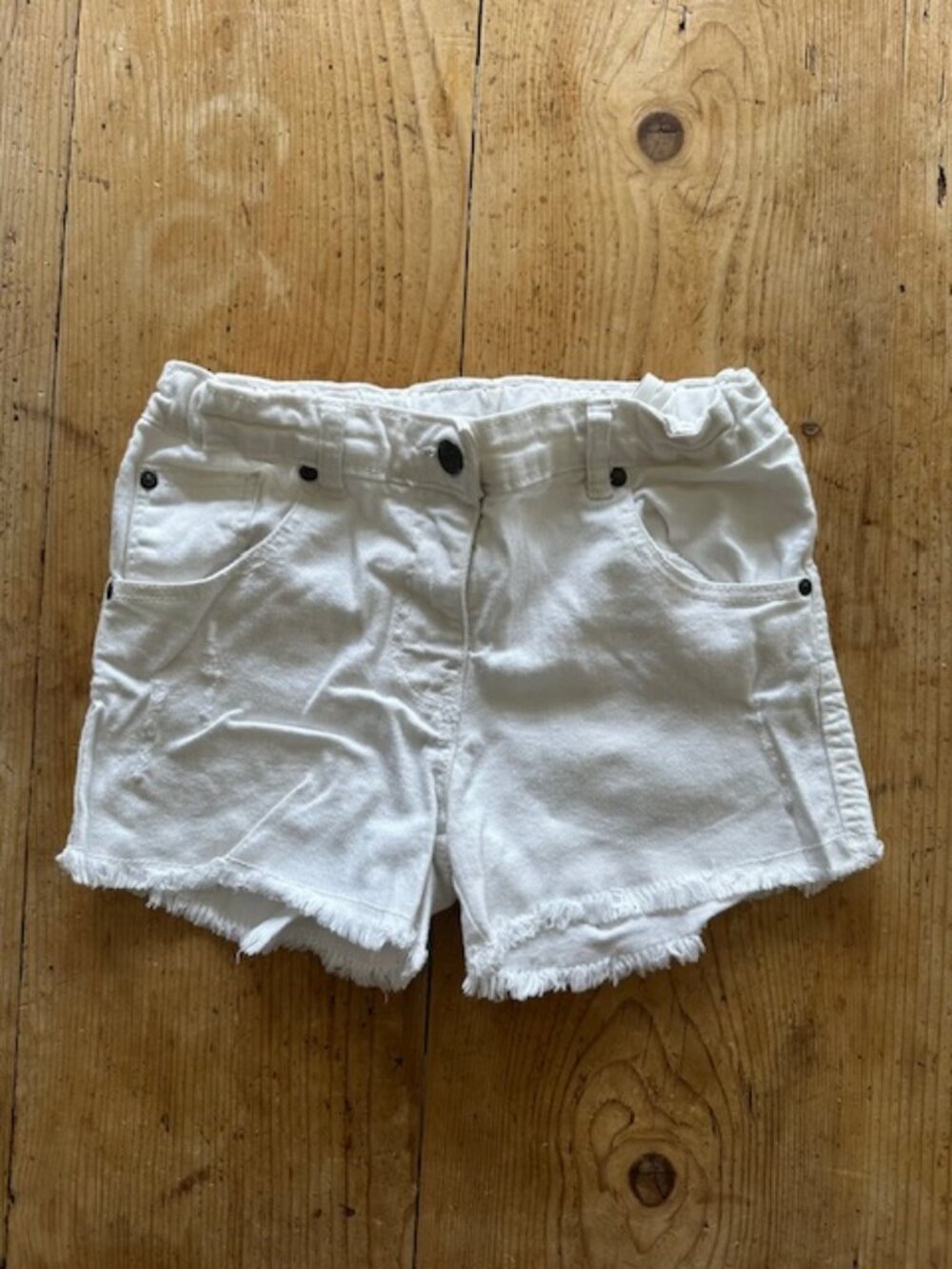 Losan Girls White Denim Shorts Size 12